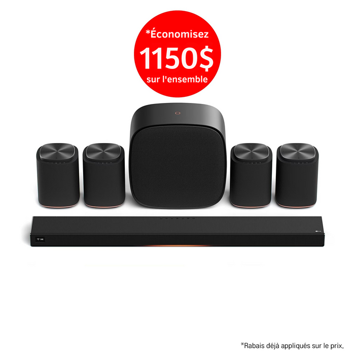 LG Sound Suite | Immersive Quad Suite 7 Pro - H7+4M7+W7 | 01 | Sonxplus Victoriaville