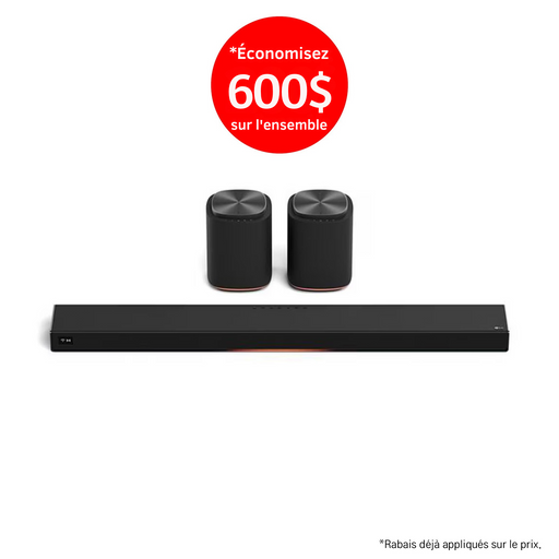 LG Sound Suite | Immersive suite 7 - Barre de son H7+2M7 | 01 | Sonxplus Victoriaville