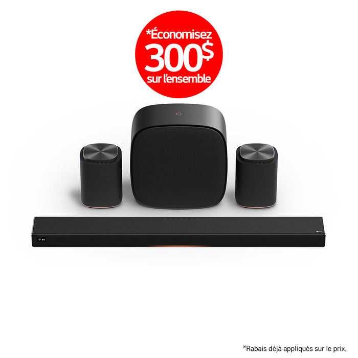 LG Sound Suite | Immersive suite 7 Pro - Barre de son H7+2M7+W7 | 01 | Sonxplus Victoriaville