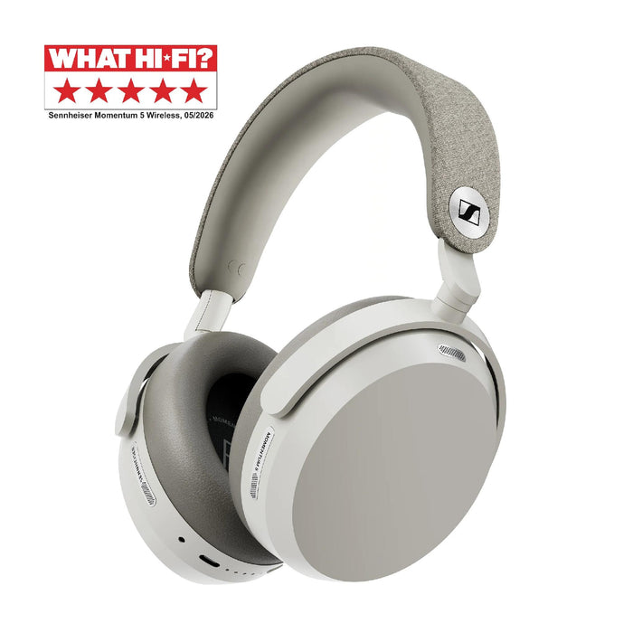 Sennheiser MOMENTUM 5 Wireless | Écouteurs supra-auriculaires - Sans fil - Réduction adaptative du bruit - Blanc | 04 | Sonxplus Victoriaville