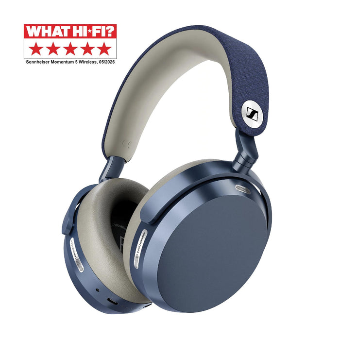 Sennheiser MOMENTUM 5 Wireless | Écouteurs supra-auriculaires - Sans fil - Réduction adaptative du bruit - Denim | 04 | Sonxplus Victoriaville