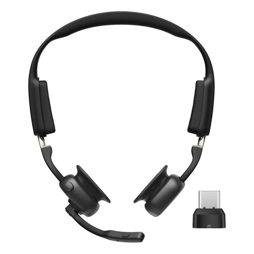 Shokz OpenMeet USB-C | Bluetooth Stereo Headset - 15 Hours Battery Life - Black | SONXPLUS Victoriaville