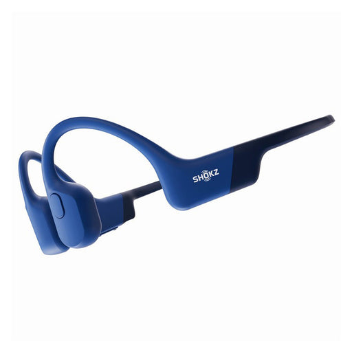 SHOKZ OpenRun Mini | Bone Conduction Earphones - Sport - Bluetooth - 8 Hours autonomy - Blue | SONXPLUS Victoriaville