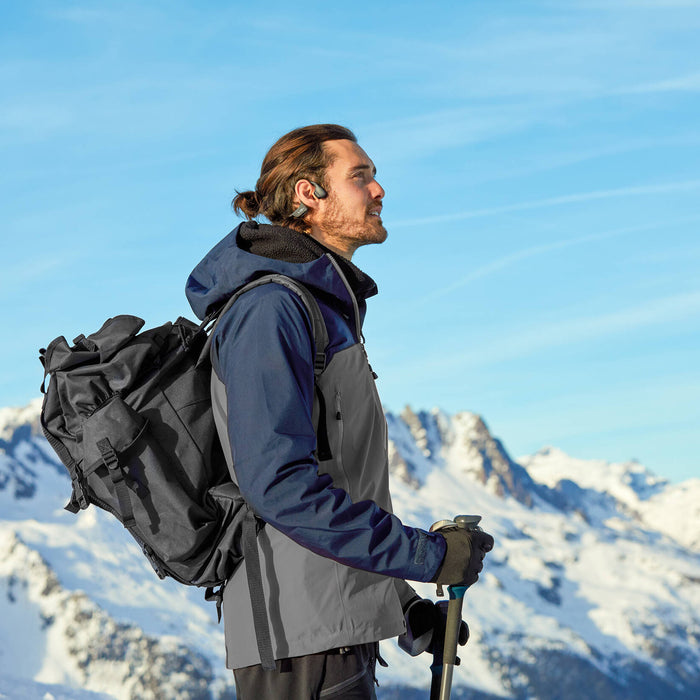 SHOKZ OpenRun Pro 2 | Bone Conduction Earphones - Sport - Bluetooth - 12 hours battery life - Black | SONXPLUS Victoriaville