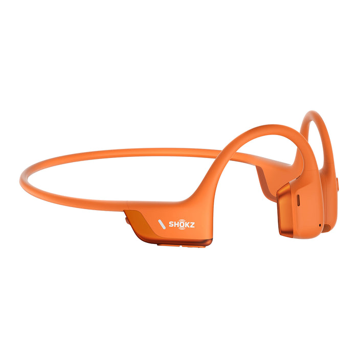SHOKZ OpenRun Pro 2 | Bone Conduction Earphones - Sport - Bluetooth - 12 hours battery life - Orange | SONXPLUS Victoriaville