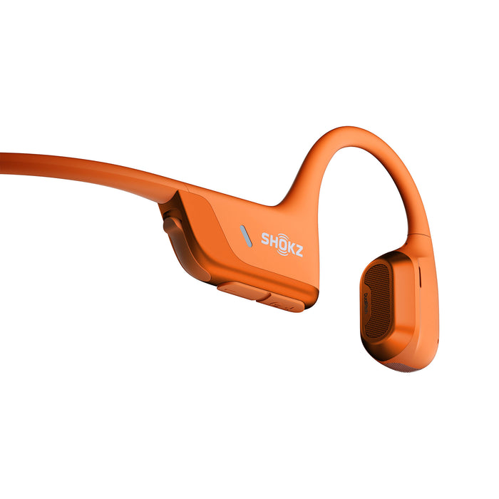 SHOKZ OpenRun Pro 2 | Bone Conduction Earphones - Sport - Bluetooth - 12 hours battery life - Orange | SONXPLUS Victoriaville