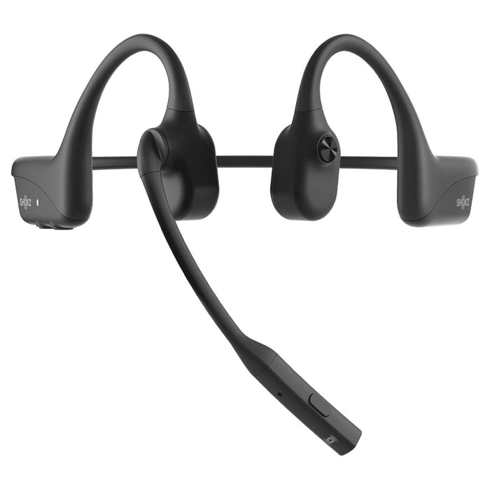 SHOKZ OpenComm2 USB-C | Bone Conduction Earphones - Bluetooth - USB-C Adapter - Microphone - Black | SONXPLUS Victoriaville