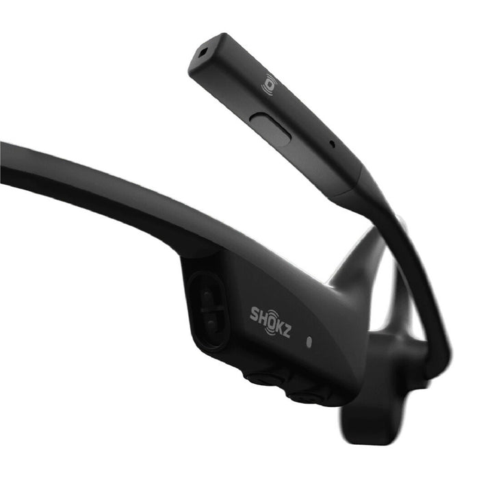 SHOKZ OpenComm2 USB-A | Bone Conduction Earphones - Bluetooth - USB-A Adapter - Microphone - Black | SONXPLUS Victoriaville