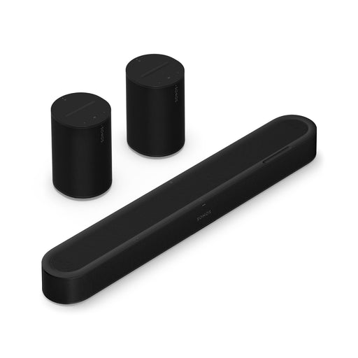 Sonos | Ensemble de son ambiophonique avec Beam Ultra + 2 Era 100 - Noir | 01 | Sonxplus Victoriaville
