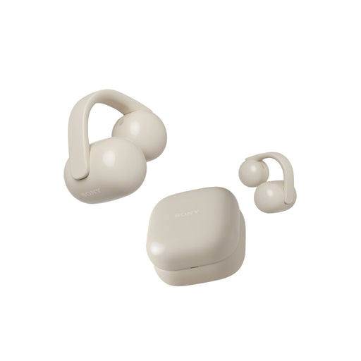 Sony Linkbuds Clip | In-ear headphones - Wireless - Cream | 01 | Sonxplus Victoriaville