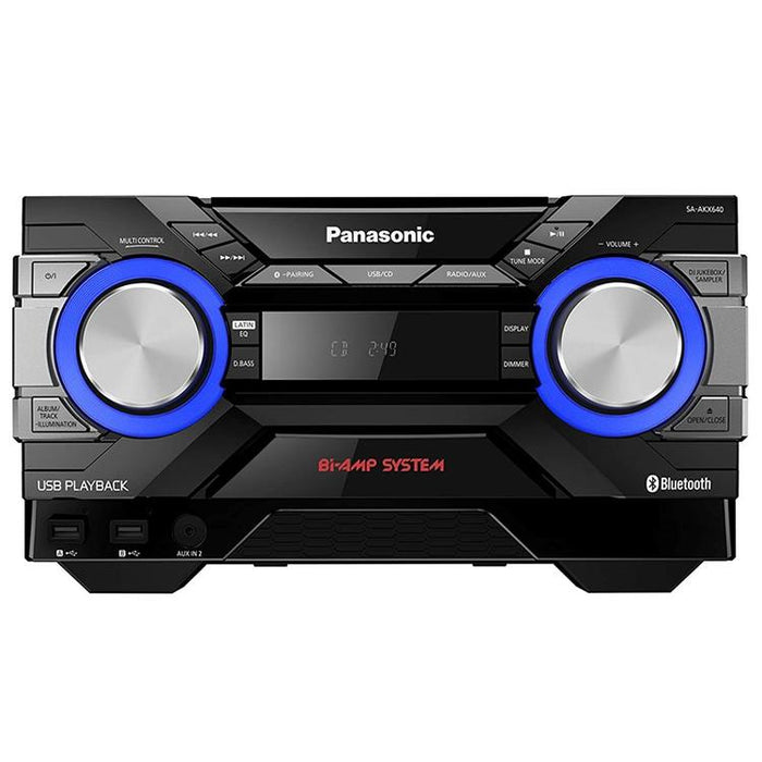 Panasonic SC-AKX640K | CD Stereo - Bluetooth - AIRQUAKE BASS - Bi-Amp - DJ Jukebox - Multicolor LED lighting-Sonxplus Victo/Thetford