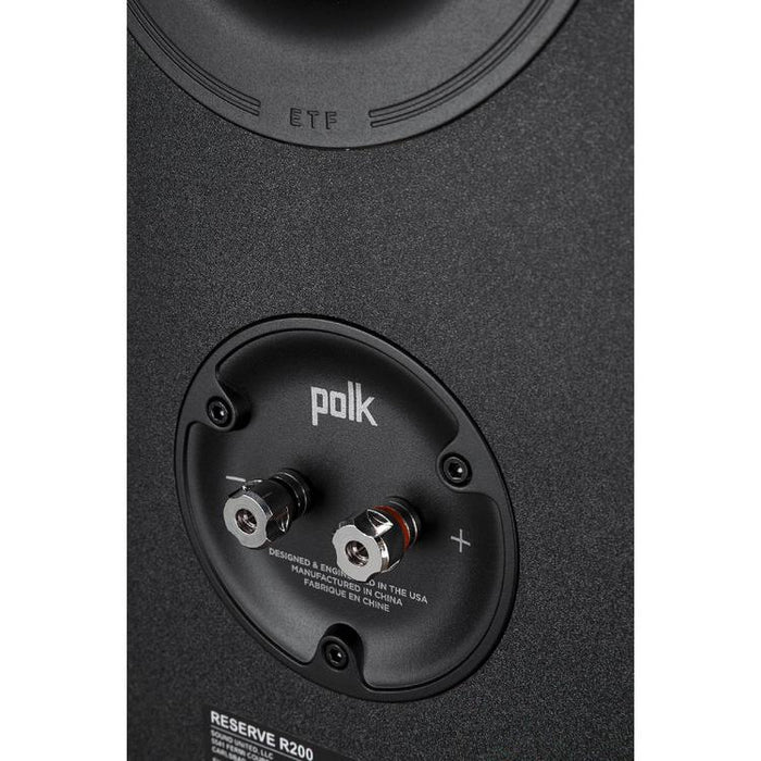 Polk Reserve R200 | Bookshelf Speakers - Excellent home theater detail - Black - Pair-Sonxplus Victo/Thetford