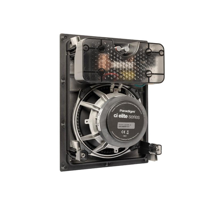 Paradigm CI Elite E80-IW V2 | Built-in loudspeaker - Wall mounted - SHOCK-MOUNT - Black - Ready to paint surface - Unit-Sonxplus Victo/Thetford