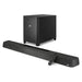 Polk MagniFi MAX AX | 5.1.2 Home Theater System - Max Soundbar - 1 Wireless 10" Subwoofer - Black-Sonxplus Victo/Thetford