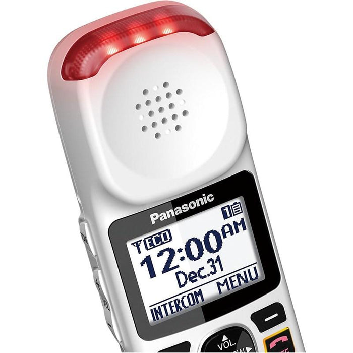 Panasonic KX-TGM490S | Cordless phone - 1 handset - Answering machine - Amplified 3X - Silver-Sonxplus Victo/Thetford