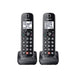 Panasonic KXTGF872B | Combo cordless phone - 1 fixed handset and 2 cordless handsets - Answering machine - Black-Sonxplus Victo/Thetford